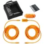 Cabo USB-C para USB-C tether tools CUC31R-ORG – 9,40 m, angular, laranja