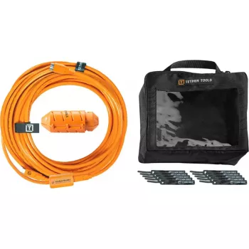 Cabo USB-C para Micro-B tether tools CUC31B-ORG 9,40 m laranja