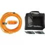 Cabo USB-C para Micro-B Tether Tools CUC31RB-ORG 9,40 m, ficha Micro-B angular, laranja