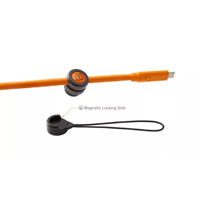 Fixador de cabos Tether Tools TetherGuard TG020 universal preto laranja 2 unid.