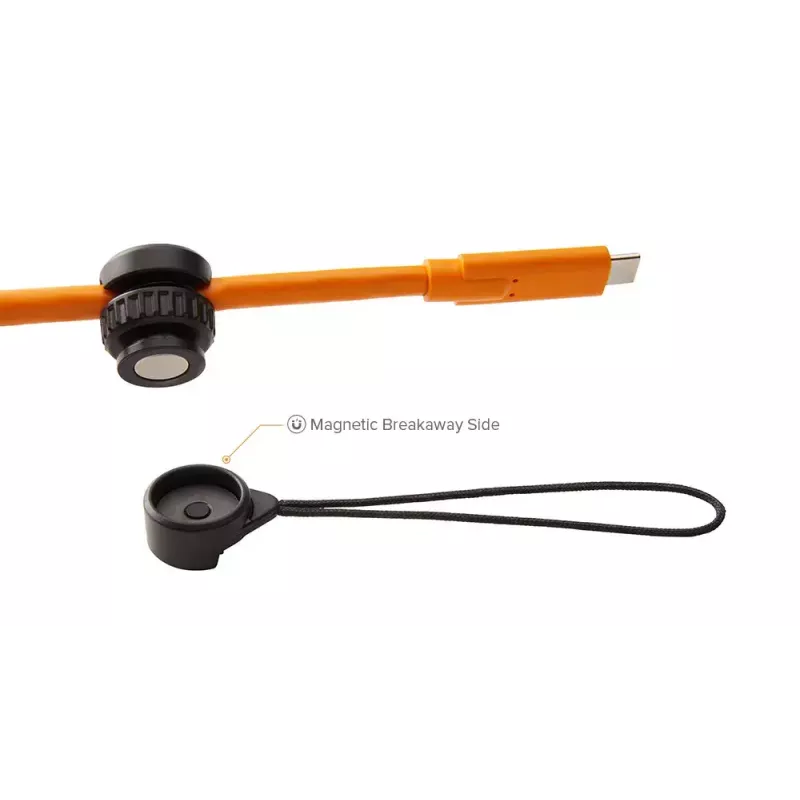 Fixador de cabos Tether Tools TetherGuard TG020 universal preto laranja 2 unid.