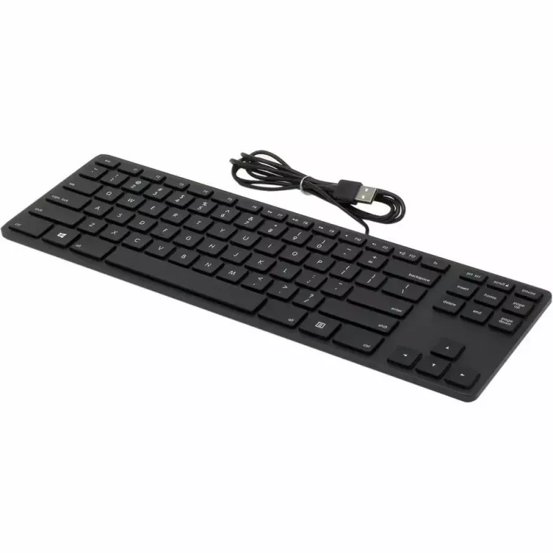 Teclado Matias Tenkeyless FK308PCLBB RGB preto — teclado mecânico compacto, layout Tenkeyless, retroiluminação RGB