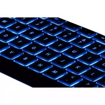 Teclado Matias Tenkeyless FK308PCLBB RGB preto — teclado mecânico compacto, layout Tenkeyless, retroiluminação RGB