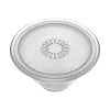 Grip PopSockets PlantCore by Popsockets — pega universal para telemóvel, cinzento translúcido, 38,8 × 7,7 mm