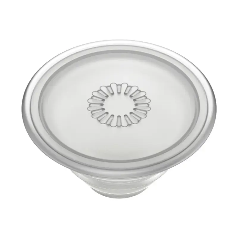 Grip PopSockets PlantCore by Popsockets — pega universal para telemóvel, cinzento translúcido, 38,8 × 7,7 mm