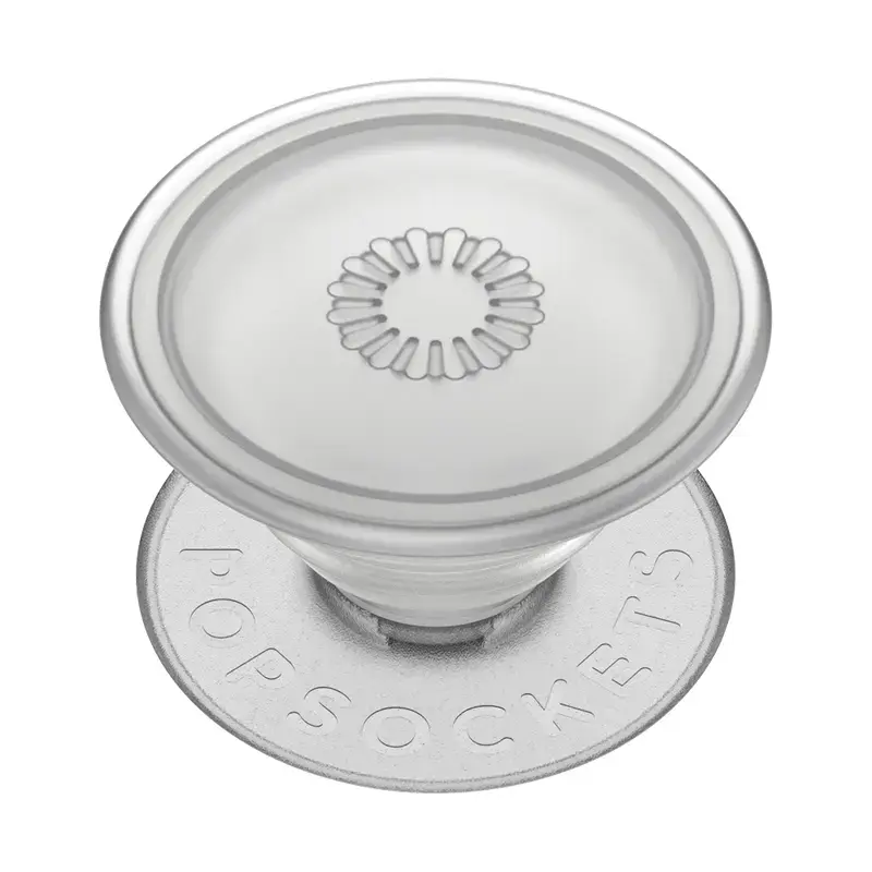 Grip PopSockets PlantCore by Popsockets — pega universal para telemóvel, cinzento translúcido, 38,8 × 7,7 mm