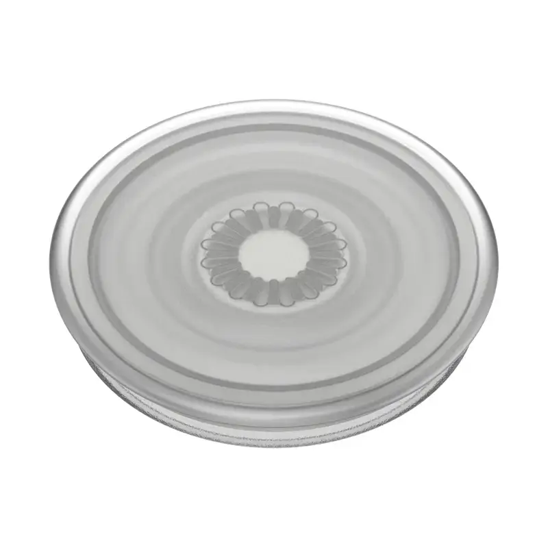 Grip PopSockets PlantCore by Popsockets — pega universal para telemóvel, cinzento translúcido, 38,8 × 7,7 mm