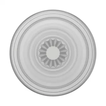 Grip PopSockets PlantCore by Popsockets — pega universal para telemóvel, cinzento translúcido, 38,8 × 7,7 mm