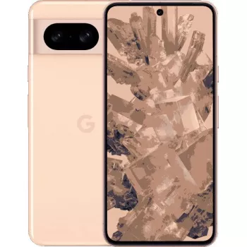 Smartphone Google Pixel 8 5G — Dual-SIM, 8 GB RAM, 128 GB, 6,2 polegadas OLED 120 Hz, 50+12 MP traseira, 10,5 MP frontal, rosa