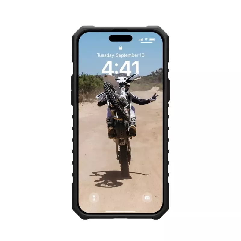 Capa Urban Armor Gear 114311114343 iPhone 15 Plus 17 cm preto transparente