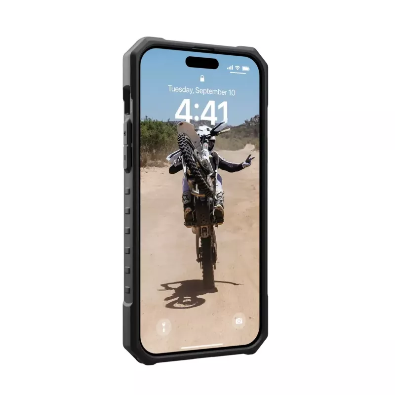Capa Urban Armor Gear 114311114343 iPhone 15 Plus 17 cm preto transparente