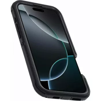 Capa de proteção OTTERBOX Defender Series compatível com MagSafe silicone preto para Apple iPhone 16 Pro Max
