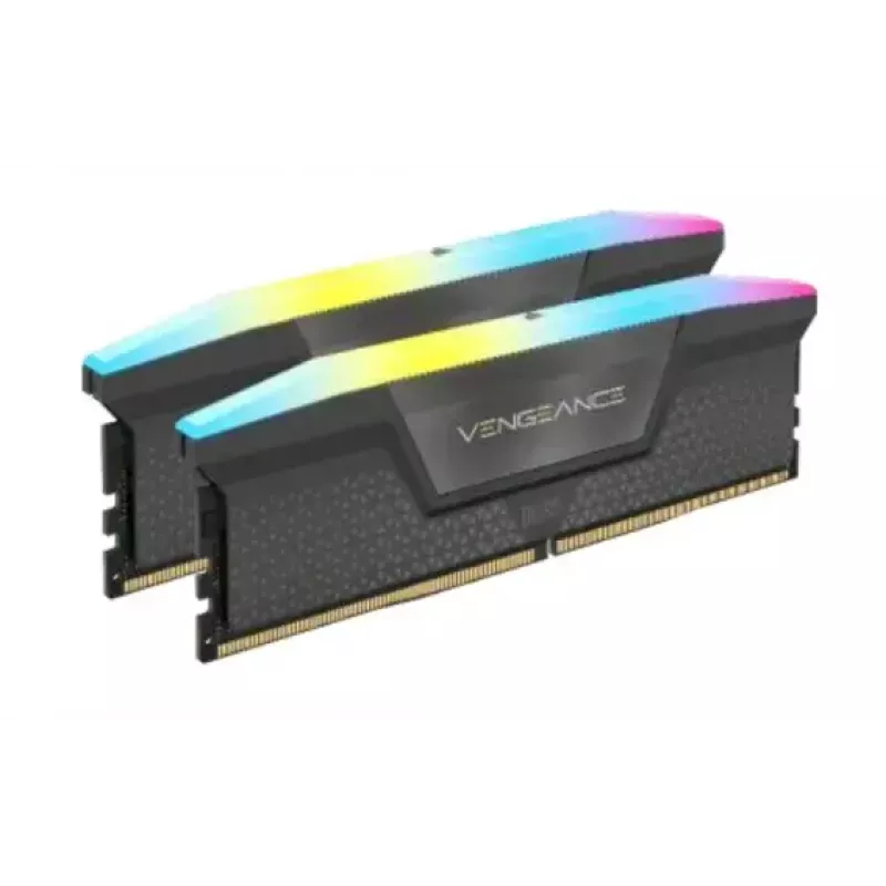 Memória de secretária DDR5 CORSAIR Vengeance RGB 64 GB (2 x 32 GB) 6000 MT/s CL40 288-Pin DIMM 1,35V