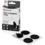 Fecho de velcro com 6 ganchos e 6 argolas, diâmetro 45 mm, preto