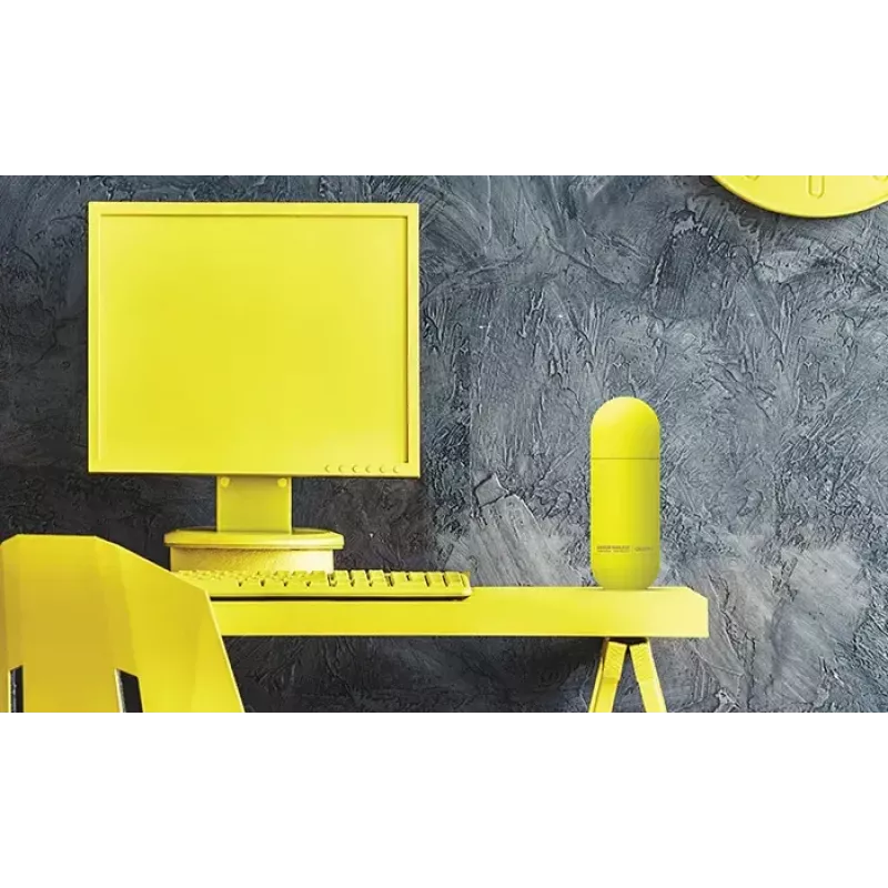 Asobu Orb de uso diário 430 ml aço inoxidável amarelo
