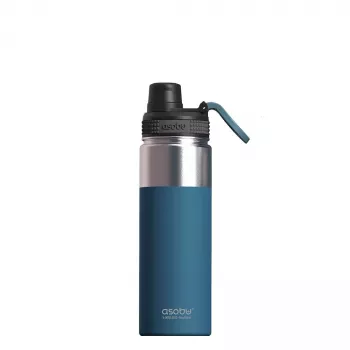 Asobu Alpine Flask 530 ml aço inoxidável azul caminhada