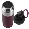 Garrafa térmica asobu Alpine Flask Hiking 530 ml aço inoxidável bordô, 235 mm de altura, 7,6 cm de diâmetro