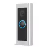 Campainha de vídeo RING Video Doorbell Pro 2 Hardwired — Nickel Satin Steel, com fios, WLAN, campo de visão 150°×150°, 16–24 V AC