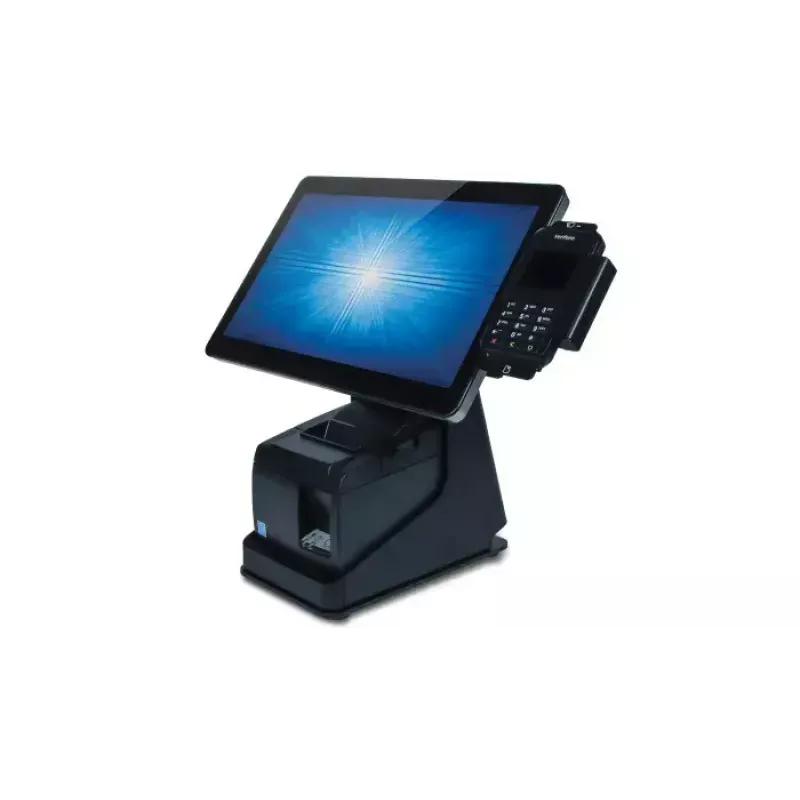 Suporte POS Elo Touch Solutions Wallaby preto de secretária compatível com 10-15 polegadas