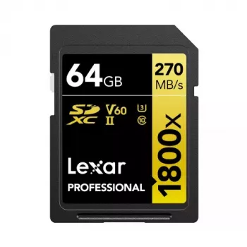 Cartão de memória Lexar 64 GB SDXC UHS-II LSD1800064G-BNNNG
