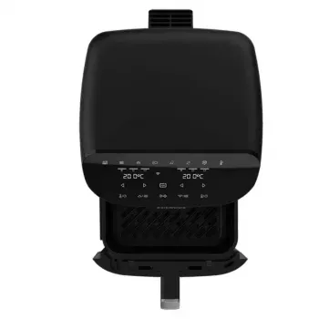 Fritadeira de ar quente Cecotec FoodCourt Single 11 L preta com controlo tátil