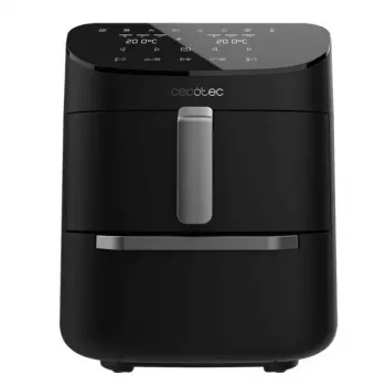 Fritadeira de ar quente Cecotec FoodCourt Single 11 L preta com controlo tátil