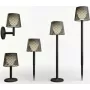 Candeeiro de jardim exterior NewGarden GRETA SOLAR+BATTERY preto — candeeiro solar com bateria integrada