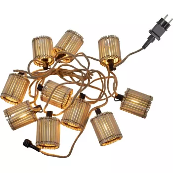 Lâmpada de jardim exterior LED NewGarden OKINAWA GUIRLANDA Cabo LUMOKG800XXOCNW – fio de luzes LED com cabo
