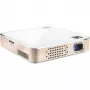 Projetor Kodak Luma 150 Wi‑Fi Branco‑Dourado, projetor LED pico portátil com conectividade sem fios