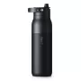 Garrafa de água em aço inoxidável LARQ PureVis 2 1000 ml, tampa de rosca, bateria incorporada, 20 dias de autonomia, preto