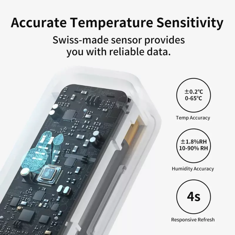 SwitchBot W2400000R – motor inteligente para cortinados de calha U (EU & UK) – a bateria, USB-C, 15 kg de força de impulso