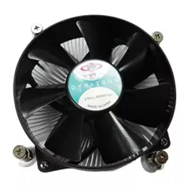 Dissipador de CPU Dynatron A 2339, 92 mm Alumínio/Preto, 12 V, 1000–2500 rpm