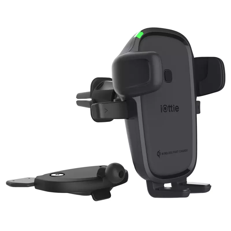 Carregador de smartphone iOttie Easy One Touch 2 Preto USB Sem fios Carregamento rápido
