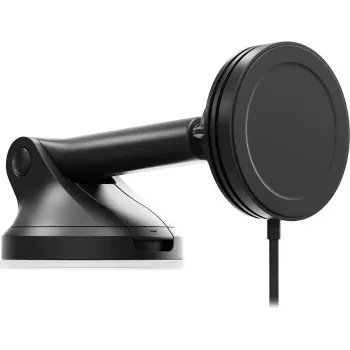 Suporte de automóvel sem fios iOttie Velox Qi2 Dash/Windshield Mount VLXWCG213 – carregamento sem fios Qi2, montagem no painel e para-brisas