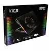 Suporte para portátil Inca INC-608GMS preto 43,2 cm 17