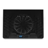 Suporte para portátil Inca INC-608GMS preto 43,2 cm 17