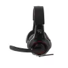 Headset Preo 125085402 com fios gaming preto vermelho 20-20000 Hz