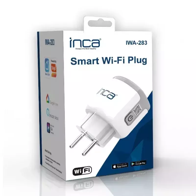 Tomada inteligente Inca IWA-283 interior/exterior Wi-Fi 16A branco