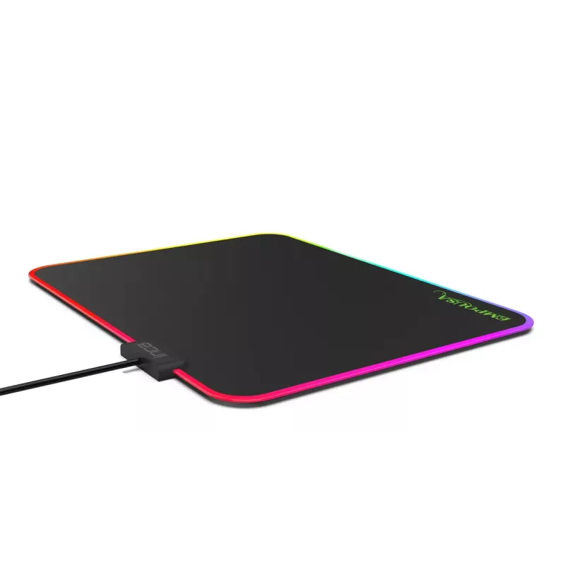 Tapete de rato gaming Inca IMP-024 preto monocromático