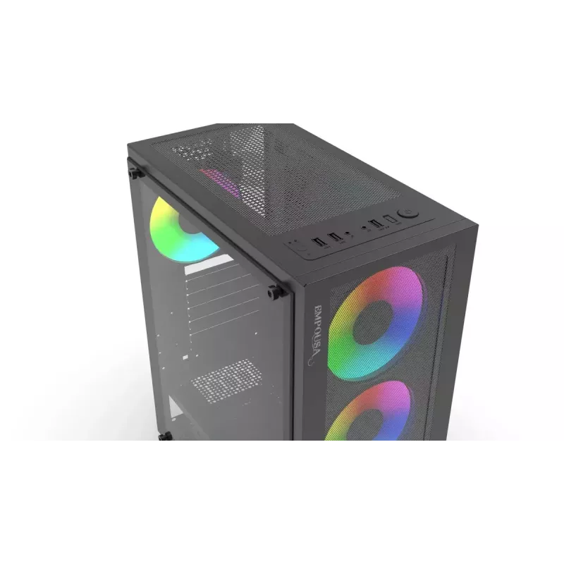 Caixa de PC Inca EMG-15XN Midi Tower preto