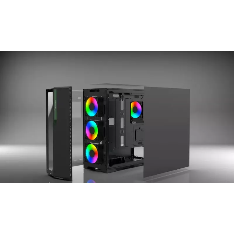 Caixa de PC Inca EMG-17XN Midi Tower preto