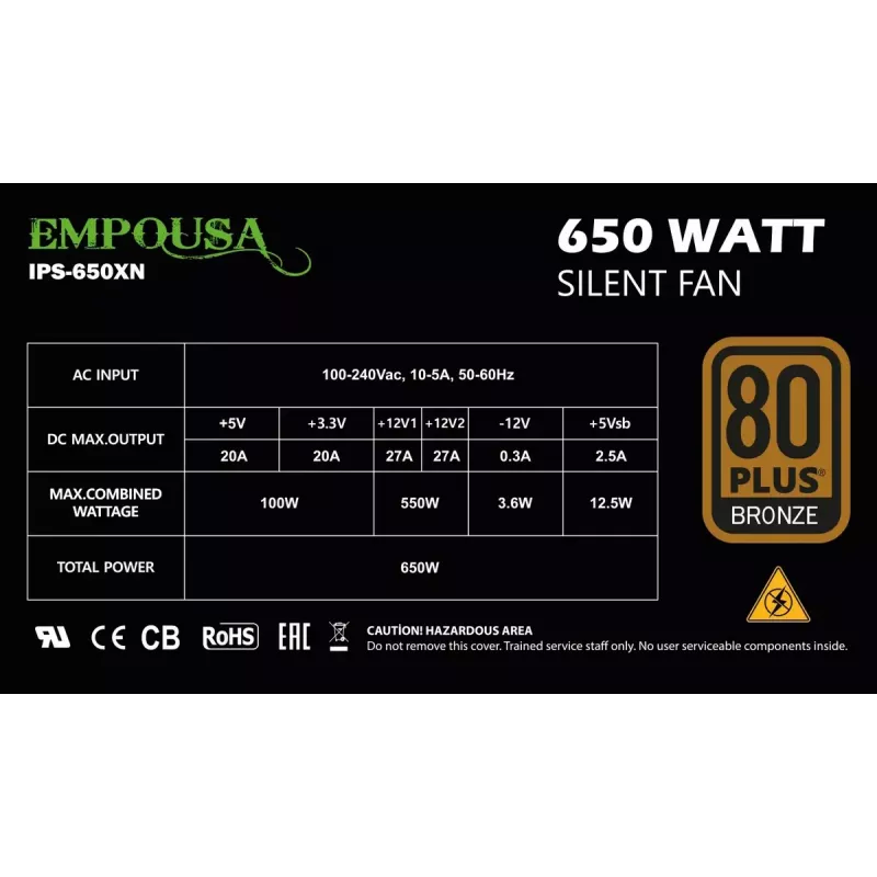 Fonte de alimentação Inca IPS-650XN 650 W