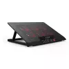 Base de arrefecimento para portátil Inca INC-601GMS 43,2 cm 6 ventoinhas USB Preto