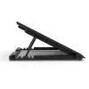 Base de arrefecimento para portátil Inca INC-601GMS 43,2 cm 6 ventoinhas USB Preto