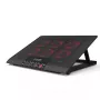 Base de arrefecimento para portátil Inca INC-601GMS 43,2 cm 6 ventoinhas USB Preto