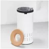 Cesto de roupa Brabantia 104367 Castanho Branco Altura 665 mm Diâmetro 30 cm