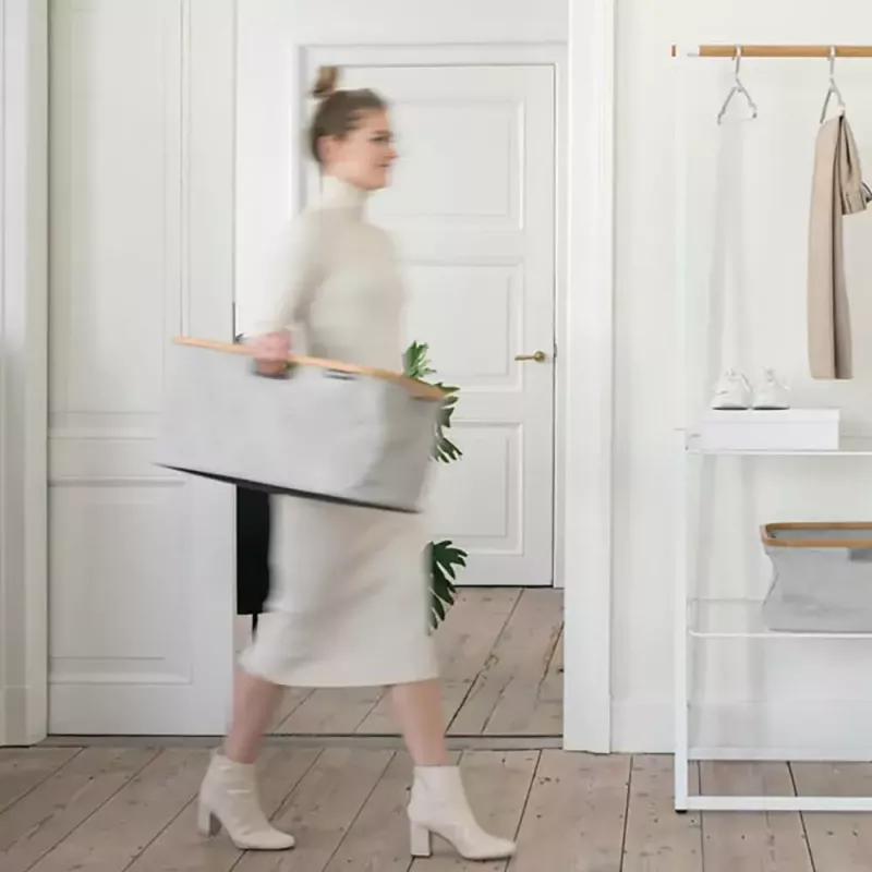 Cesto de roupa Brabantia 118180 40 L Retangular Cinzento