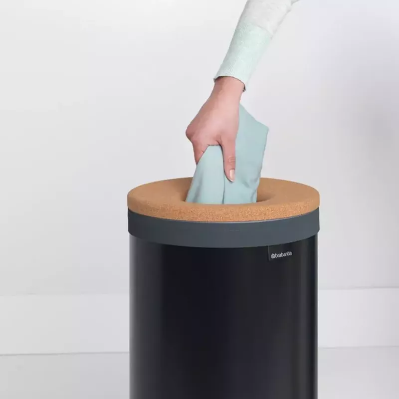 Cesto de roupa Brabantia 120008 35L Redondo Preto