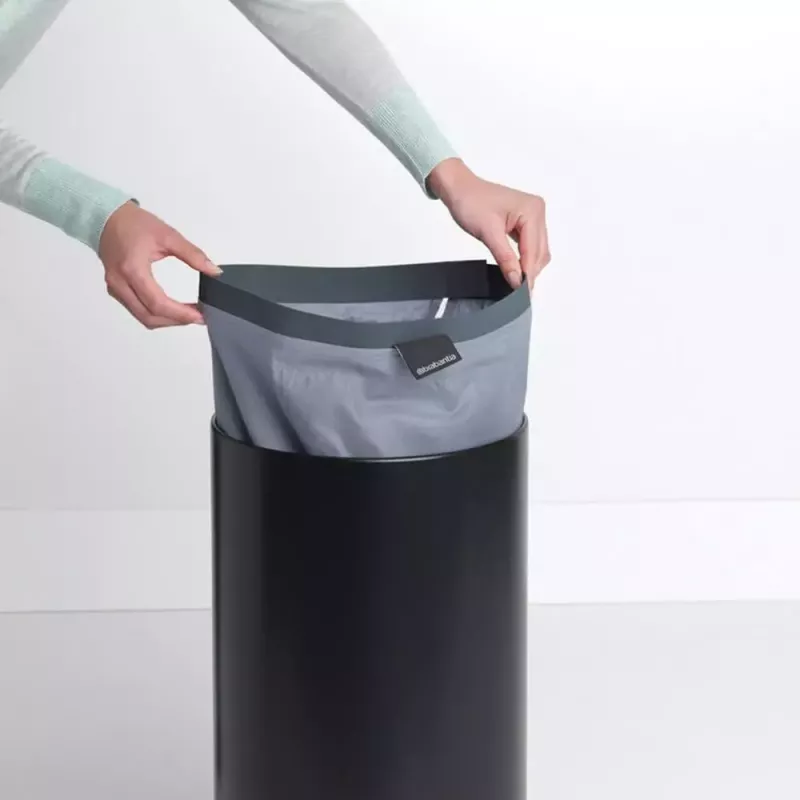 Cesto de roupa Brabantia 120008 35L Redondo Preto