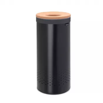 Cesto de roupa Brabantia 120008 35L Redondo Preto